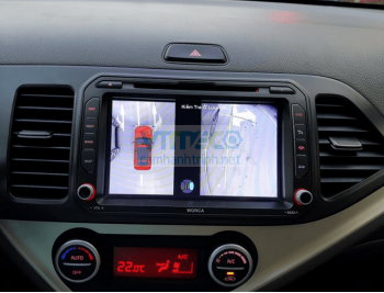 Lắp Camera Ô Tô 360 Độ Xe Kia Morning
