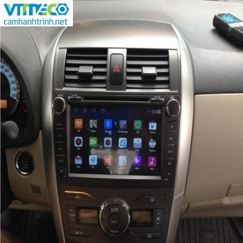 Lắp Đầu DVD Android 3G, 4G, Wifi, GPS Cho Ô Tô Toyota Corolla Altis