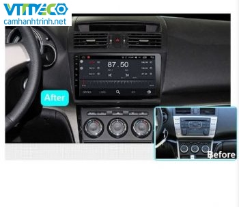 Lắp Đầu DVD Android 3G, 4G, Wifi, GPS Cho Ô Tô Mazda 6-2
